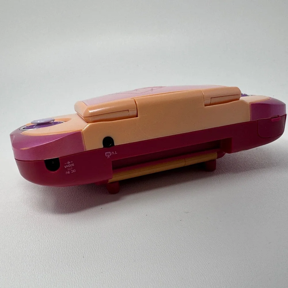 VTech V.Smile Cyber Pocket Pink Handheld Learning System 5 Games Manuals Stylus